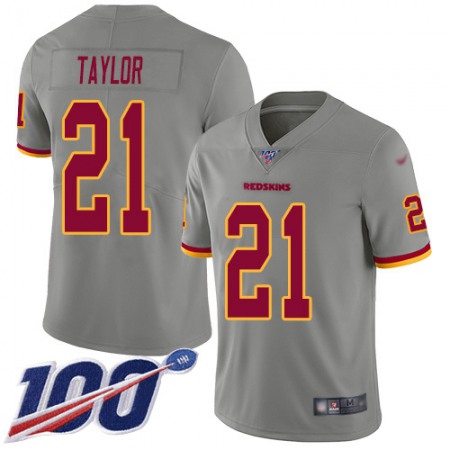 Nike Commanders #21 Sean Taylor Gray Men's Stitched NFL Limited Inverted Legend 100th Season Jersey