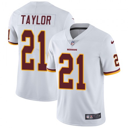 Nike Commanders #21 Sean Taylor White Men's Stitched NFL Vapor Untouchable Limited Jersey