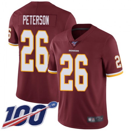 Nike Commanders #26 Adrian Peterson Burgundy Red Team Color Men's Stitched NFL 100th Season Vapor Limited Jersey