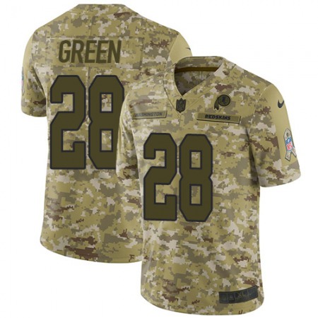 Nike Commanders #28 Darrell Green Camo Men's Stitched NFL Limited 2018 Salute To Service Jersey