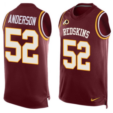 Nike Commanders #52 Ryan Anderson Burgundy Red Team Color Men's Stitched NFL Limited Tank Top Jersey