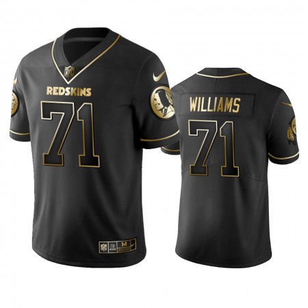 Nike Commanders #71 Trent Williams Men's Stitched NFL Vapor Untouchable Limited Black Golden Jersey