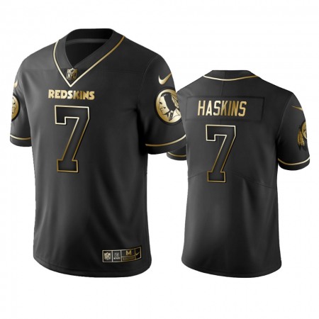 Nike Commanders #7 Dwayne Haskins Men's Stitched NFL Vapor Untouchable Limited Black Golden Jersey