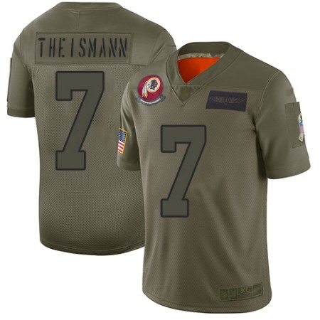 Nike Commanders #7 Joe Theismann Camo Men's Stitched NFL Limited 2019 Salute To Service Jersey