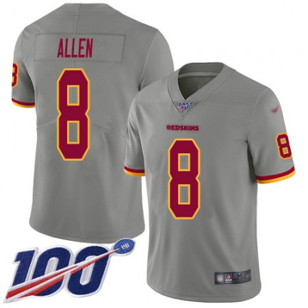 Nike Commanders #8 Kyle Allen Gray Men's Stitched NFL Limited Inverted Legend 100th Season Jersey