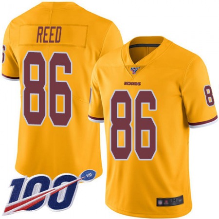 Nike Commanders #86 Jordan Reed Gold Men's Stitched NFL Limited Rush 100th Season Jersey