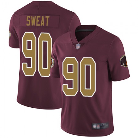 Nike Commanders #90 Montez Sweat Burgundy Red Alternate Men's Stitched NFL Vapor Untouchable Limited Jersey