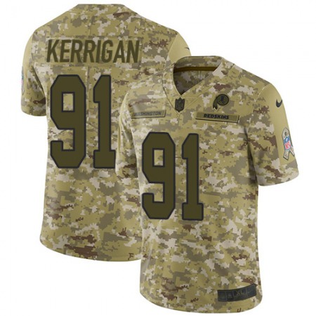 Nike Commanders #91 Ryan Kerrigan Camo Men's Stitched NFL Limited 2018 Salute To Service Jersey