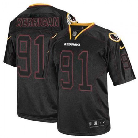 Nike Commanders #91 Ryan Kerrigan Lights Out Black Men's Stitched NFL Elite Jersey