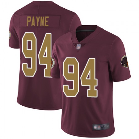 Nike Commanders #94 Da'Ron Payne Burgundy Red Alternate Men's Stitched NFL Vapor Untouchable Limited Jersey