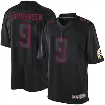 Nike Commanders #9 Sonny Jurgensen Black Men's Stitched NFL Impact Limited Jersey