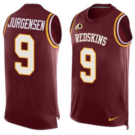 Nike Commanders #9 Sonny Jurgensen Burgundy Red Team Color Men's Stitched NFL Limited Tank Top Jersey