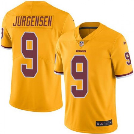 Nike Commanders #9 Sonny Jurgensen Gold Men's Stitched NFL Limited Rush Jersey