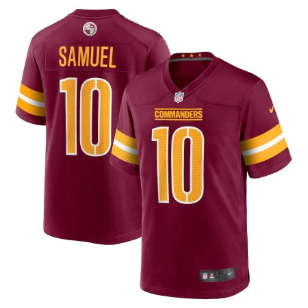 Washington Commanders #10 Curtis Samuel Burgundy Men's Nike Game Jersey