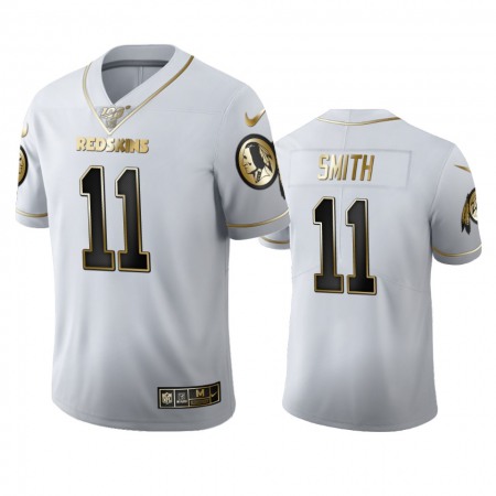 Washington Commanders #11 Alex Smith Men's Nike White Golden Edition Vapor Limited NFL 100 Jersey