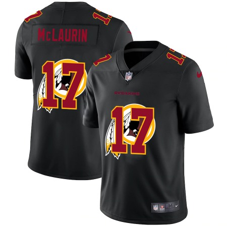 Washington Commanders #17 Terry McLaurin Men's Nike Team Logo Dual Overlap Limited NFL Jersey Black