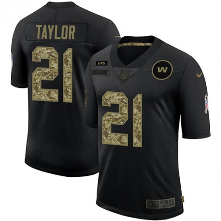 Washington Commanders #21 Sean Taylor Men's Nike 2020 Salute To Service Camo Limited NFL Jersey Black