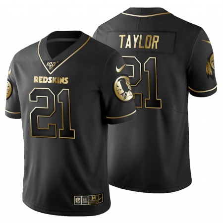 Washington Commanders #21 Sean Taylor Men's Nike Black Golden Limited NFL 100 Jersey