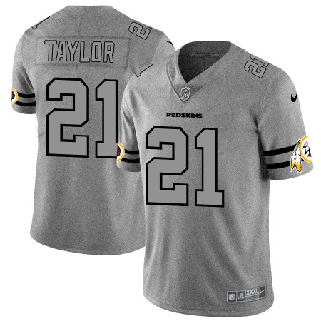 Washington Commanders #21 Sean Taylor Men's Nike Gray Gridiron II Vapor Untouchable Limited NFL Jersey