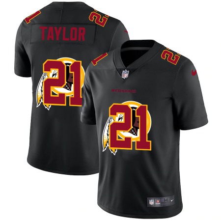 Washington Commanders #21 Sean Taylor Men's Nike Team Logo Dual Overlap Limited NFL Jersey Black