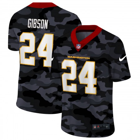 Washington Commanders #24 Antonio Gibson Men's Nike 2020 Black CAMO Vapor Untouchable Limited Stitched NFL Jersey