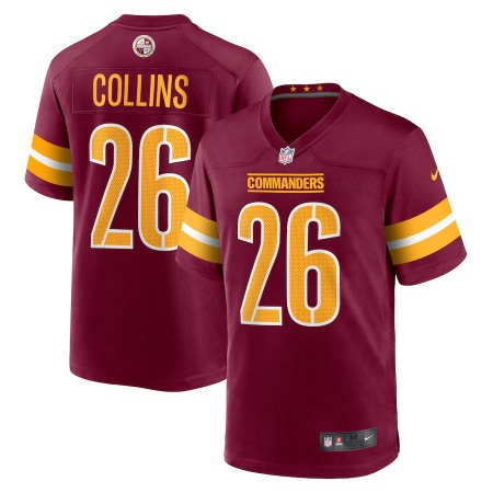 Washington Commanders #26 Landon Collins Burgundy Men's Nike Game Jersey