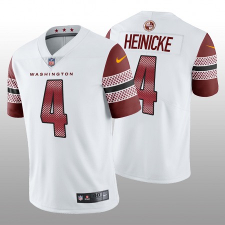 Washington Commanders #4 Taylor Heinicke Men's Nike Vapor Limited NFL Jersey - White