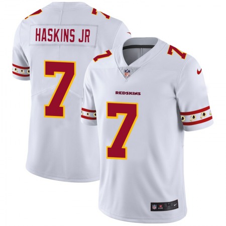 Washington Commanders #7 Dwayne Haskins Jr Nike White Team Logo Vapor Limited NFL Jersey