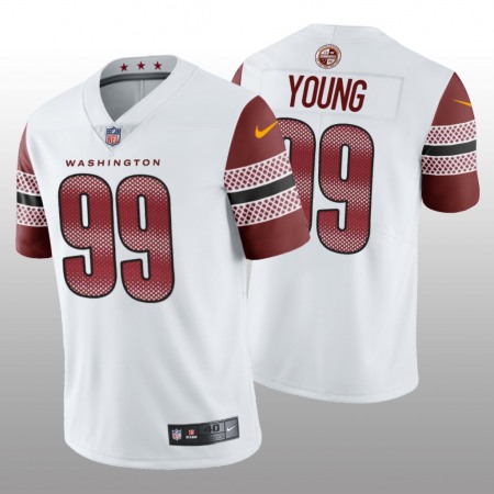 Washington Commanders #99 Chase Young Men's Nike Vapor Limited NFL Jersey - White
